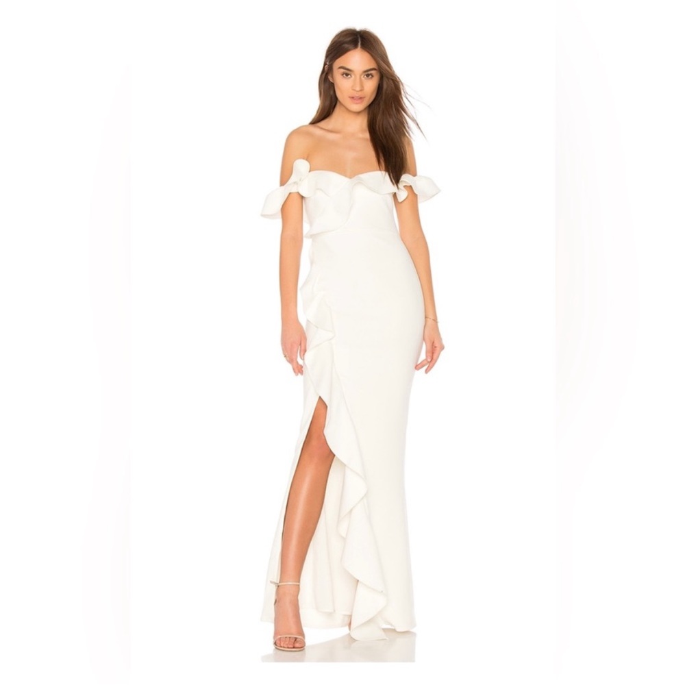Love, Likely off the shoulder dress